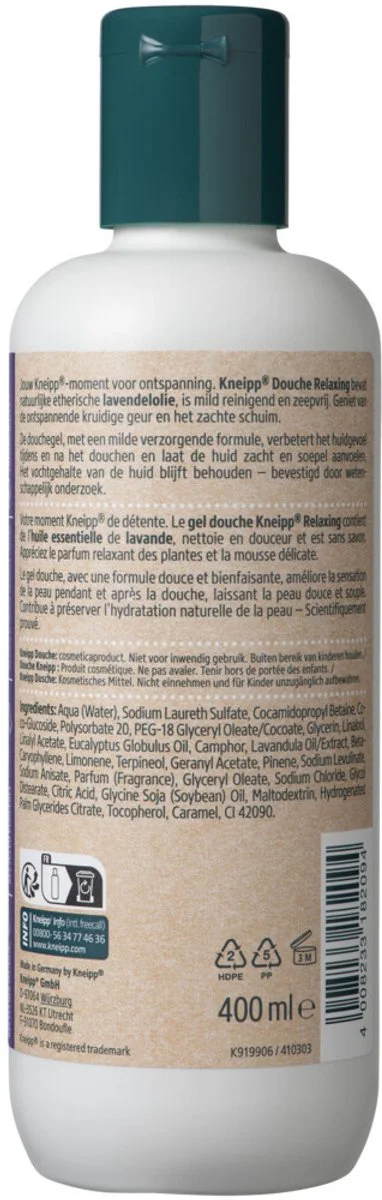 Kneipp Douchegel Relaxing XXL 400 ml