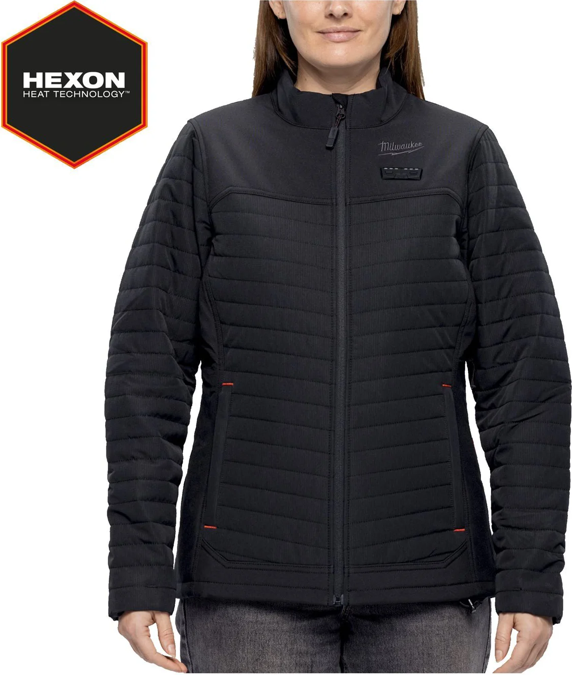 Milwaukee M12™ HPJLBL3-0 (M) HEXON Verwarmde pufferjas dames zwart - 4932493848