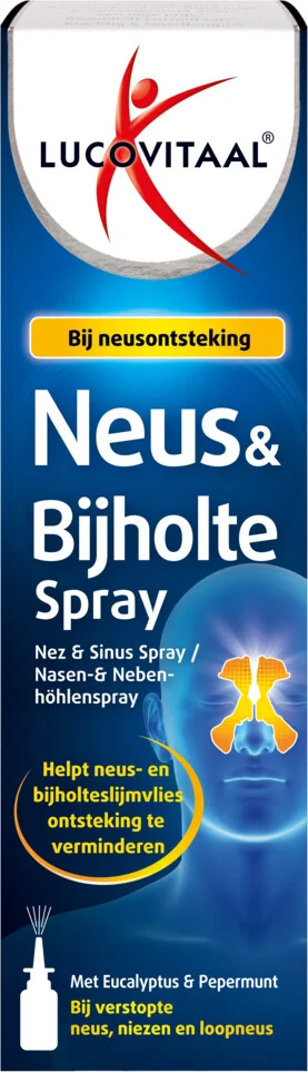 3x Lucovitaal Neus & Bijholte Spray 10 ml