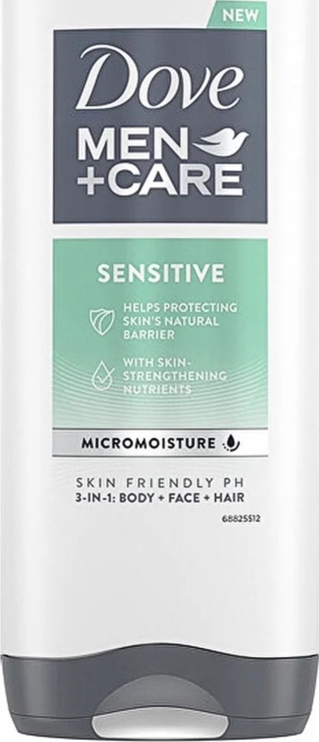 Dove Men +Care 3in1 Body Face Hair Douchegel Sensitive 400ML