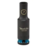 Makita E-16243 Impact Black Krachtdop 3/8" lang | 7 mm