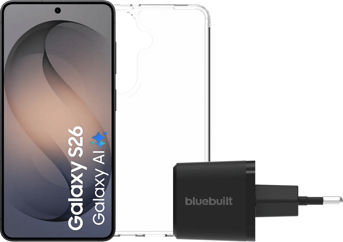 Samsung Galaxy S26 256GB Zwart 5G + Basis Accessoirepakket