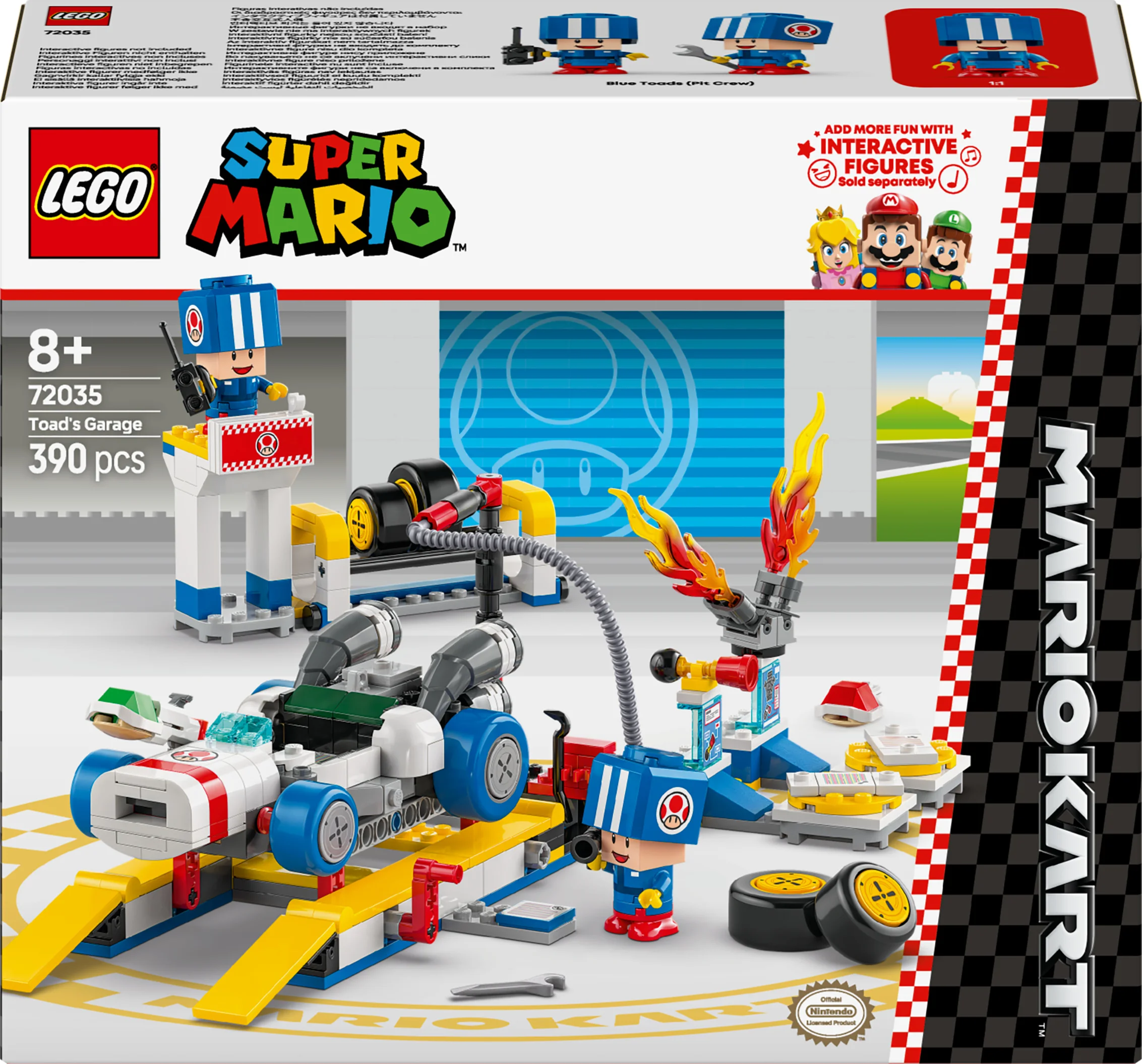 LEGO Super Mario: Mario Kart Toads garage 72035