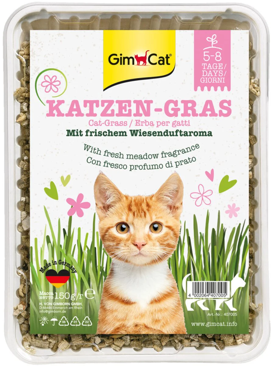 12x GimCat Kattengras 150 gr