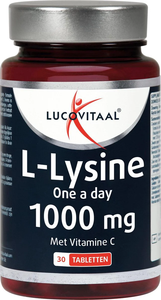 Lucovitaal L-Lysine 1000 mg One a Day 30 tabletten