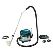 Makita DVC860LPT2 Hybride Nat- en Droogstofzuiger 2x18V /230V 5.0Ah