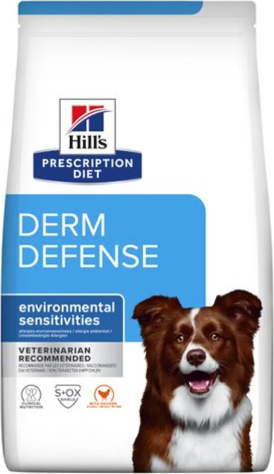 Hill's Prescription Diet Derm Defense Environmental Sensitivities Hondenvoer Droog Kip 12 kg