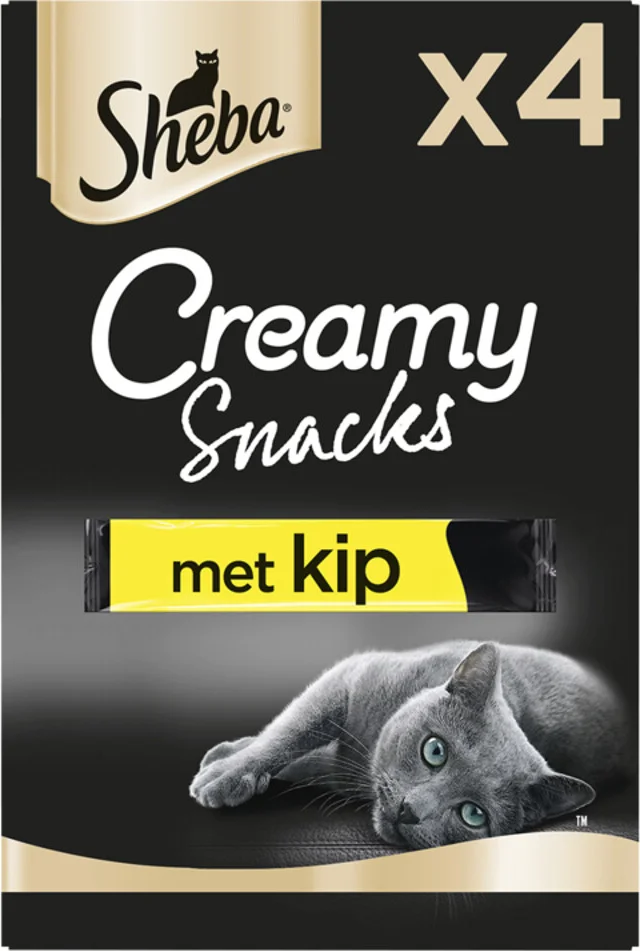 Sheba Creamy Snacks Kattensnoepjes Kip 4 stuks