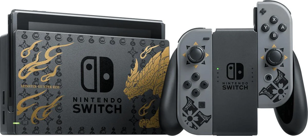 Nintendo Switch Console - Monster Hunter Rise Limited Edition