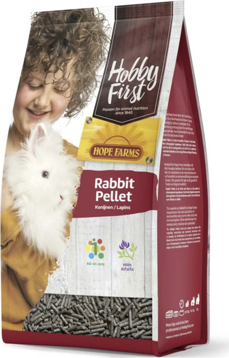 3x HobbyFirst Hope Farms Konijn Pellet 4 kg