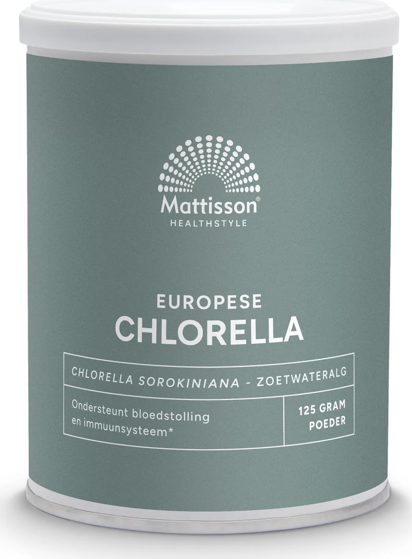 Mattisson HealthStyle Europese Chlorella Poeder 125GR