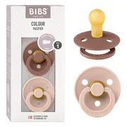 Bibs Fopspeen 0-6 Maanden Woodchuck/Blush 2ST