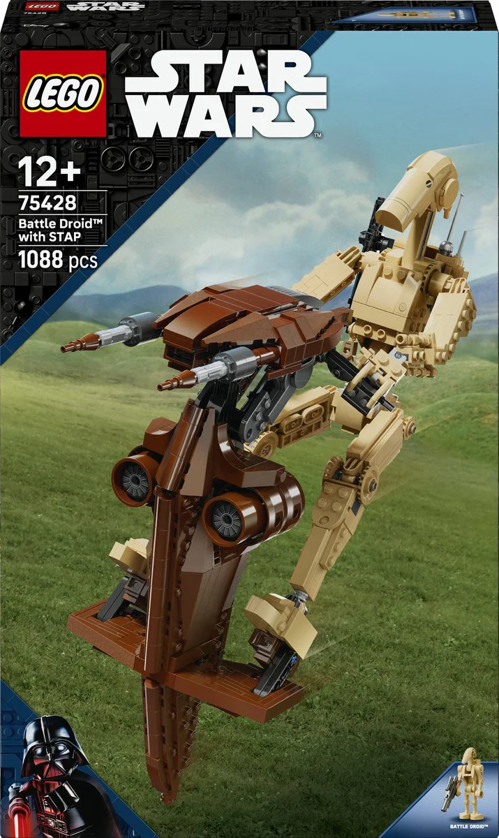 LEGO Star Wars Battle Droid met STAP 75428