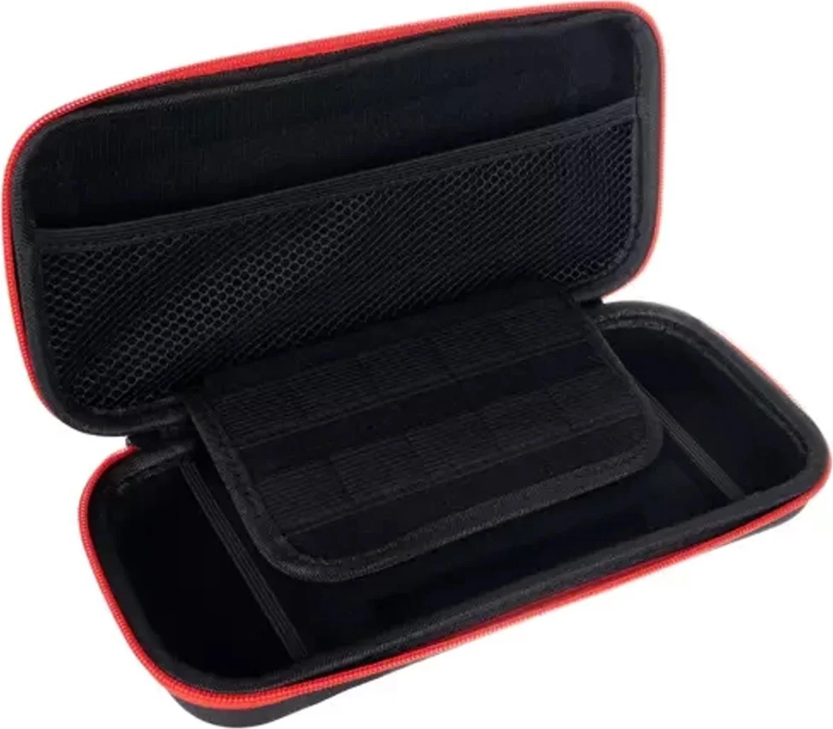 Case geschikt voor Nintendo Switch - Hard Cover - Beschermhoes - Vak voor 10 Spellen - Zwart