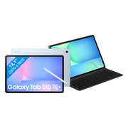 Samsung Galaxy Tab S10 FE Plus 13,1 inch 128GB Wifi Lichtblauw + Toetsenbord Hoes QWERTY