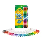 Crayola - Supertips - Viltstiften - 50 Wasbare Viltstiften - Voor Kinderen