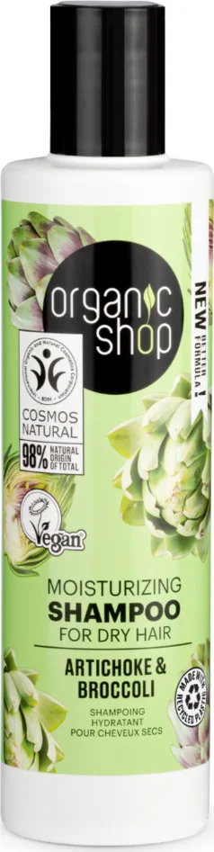 Organic Shop Shampoo Artichoke and Broccoli 280 ml