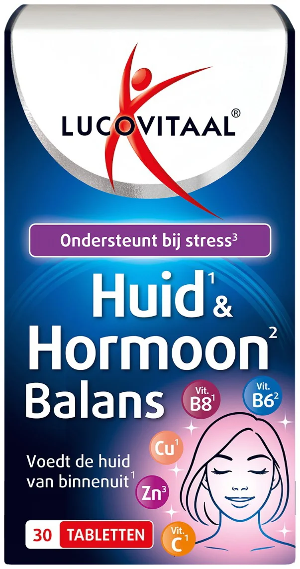 Lucovitaal Huid & Hormoon Balans 30 tabletten