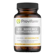Proviform B12 5000mcg Methylcobalamine Zuigtabletten 60ZTB