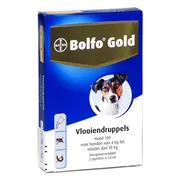 Bolfo Gold Anti Vlooiendruppels Hond 4 - 10 kg 2 pipetten