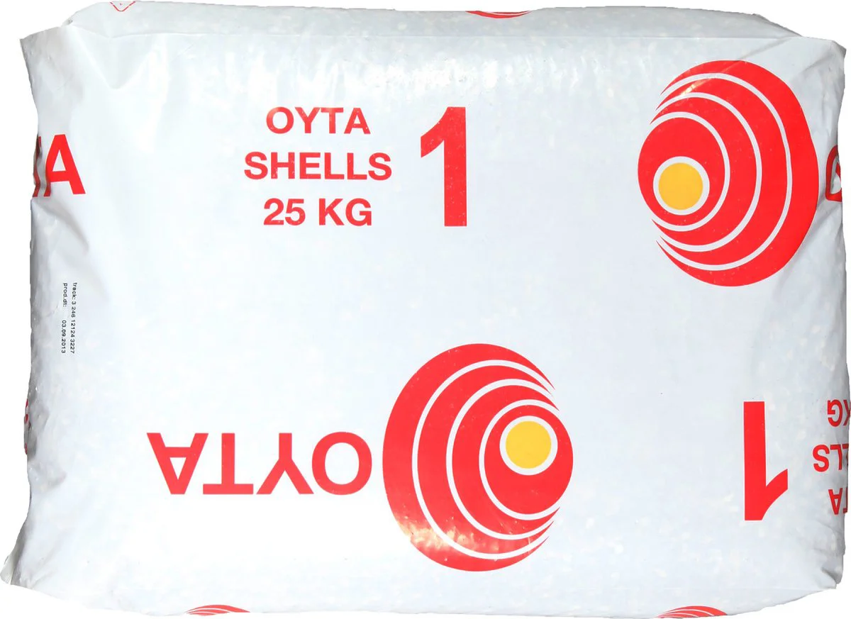 Ostrea Kippen Grit Nummer 3 25 kg
