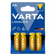 Varta Longlife AA Blister 4 stuks