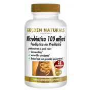 2x Golden Naturals Microbiotica 100 Miljard 14 vegacapsules