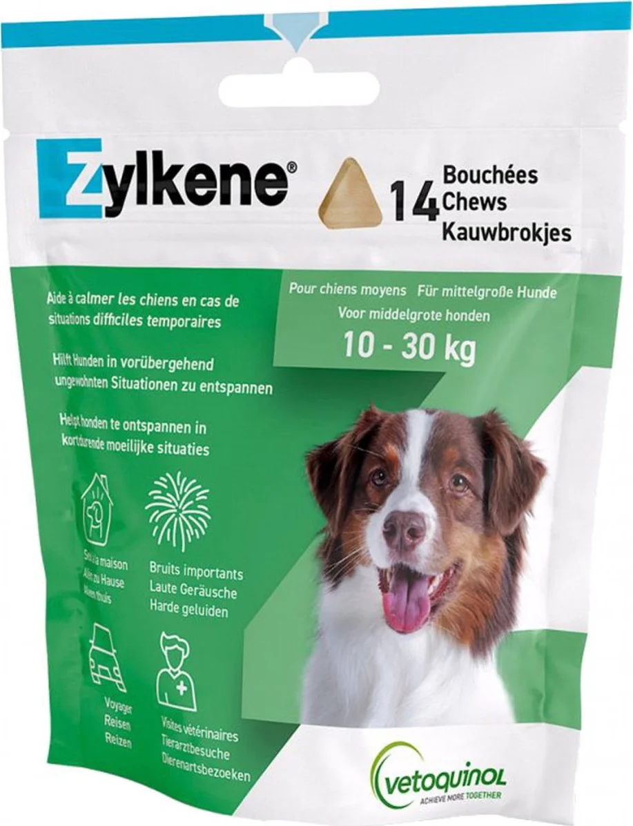 Zylkene Chews Dog Anti Stress 10-30 kg 14 stuks