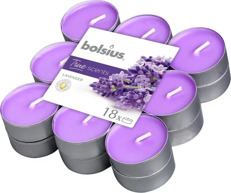 Bolsius True Scents Lavendel Geurtheelichten 18ST