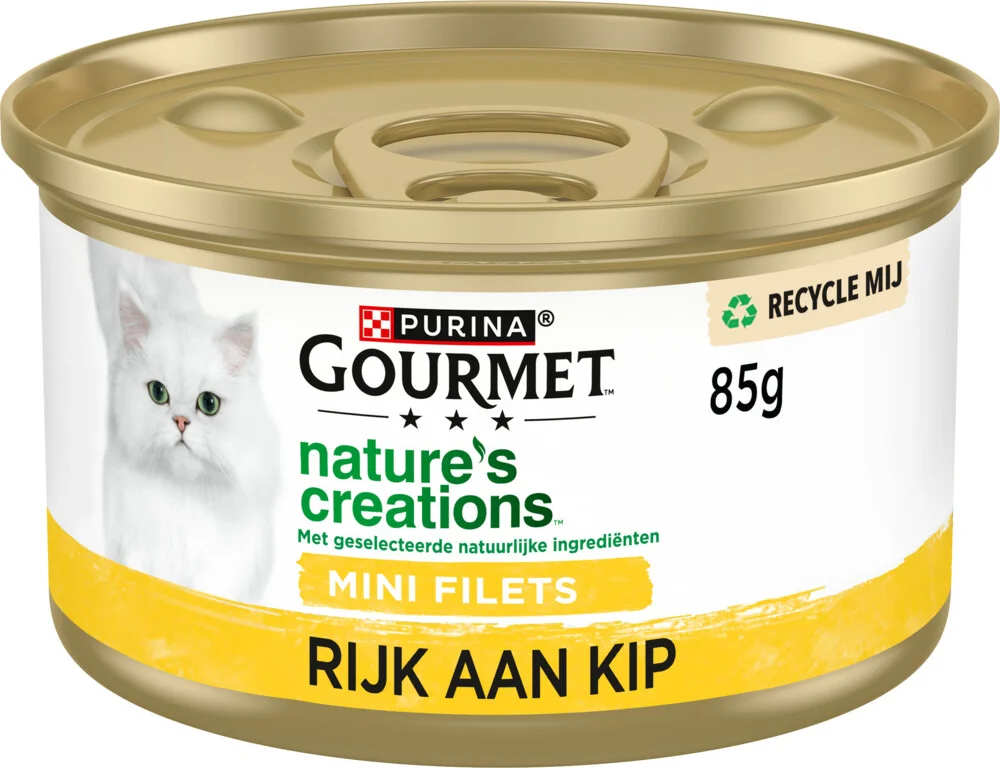 Gourmet Kattenvoer Nat Nature's Creations Tomaat - Spinazie 85 gr