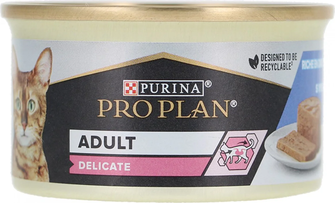 Pro Plan Kattenvoer Nat Mousse Delicate Kalkoen 85 gr