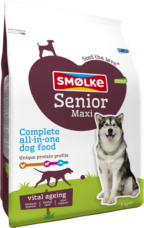 Smolke Hondenvoer Senior Maxi 3 kg