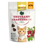 12x GimCat Crunchy Kattensnack Kalkoen & Cranberry 50 gr