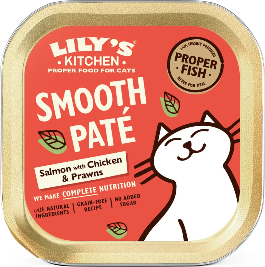 Lily's Kitchen Kattenvoer Nat Smooth Paté Zalm & Kip 85 gr