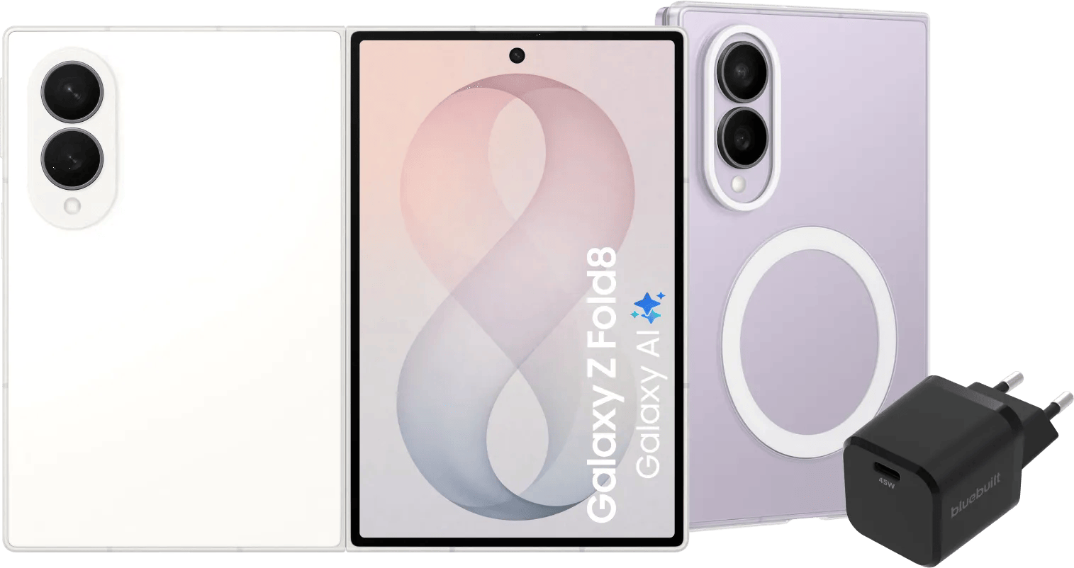 Samsung Galaxy Z Fold 8 256GB Wit 5G + Accessoirepakket