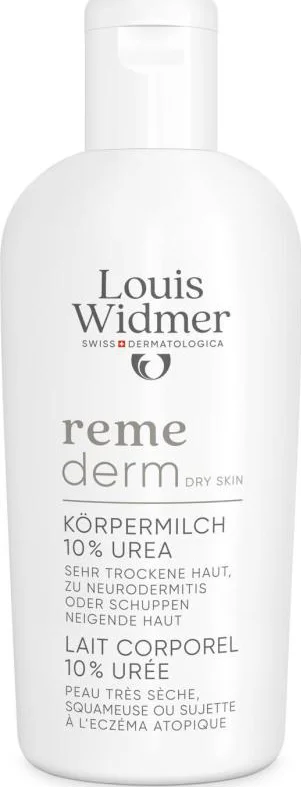 Louis Widmer Remederm Dry Skin Lichaamsmelk 10 % Ureum zonder parfum 200 ML