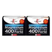 2x Lucovitaal Magnesium 400 Forte One a Day 60 sachets
