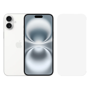 Apple iPhone 16 Plus 128GB Wit + BlueBuilt Screenprotector Glas
