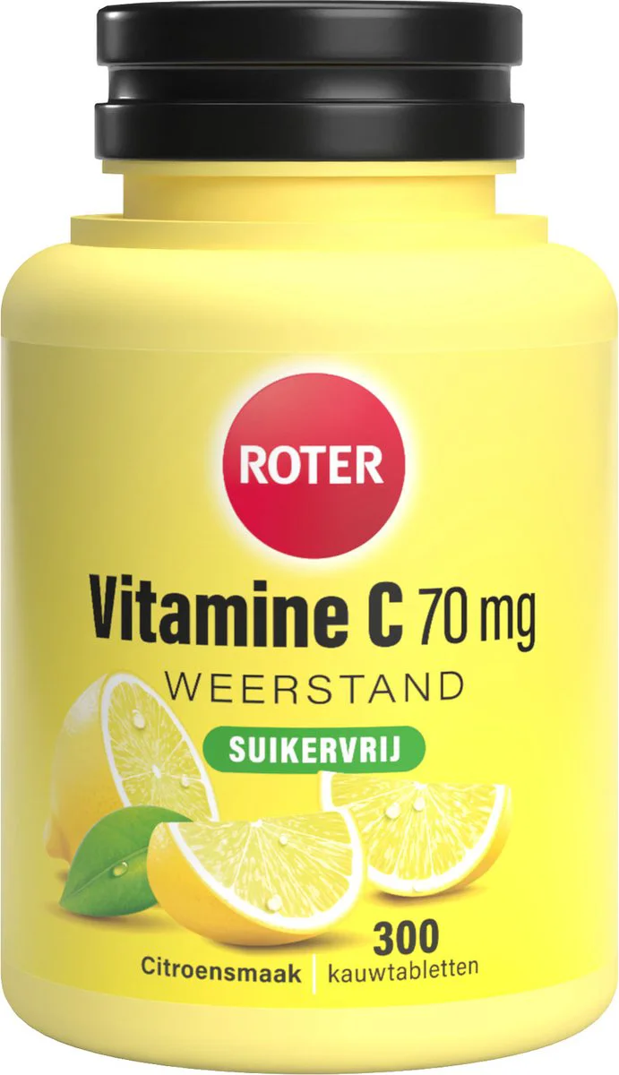 Roter Vitamine C 70mg Suikervrij 300 tabletten