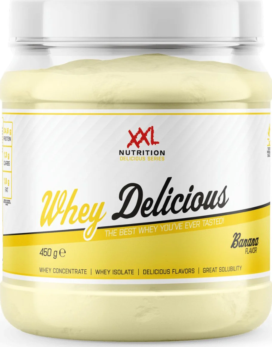 XXL Nutrition Whey Delicious Banaan 450 gr