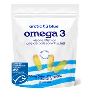 Arctic Blue Omega 3 Visolie met Vitamine D - High Dose 30CP
