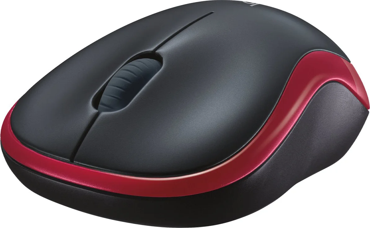 Logitech M185 - Draadloze Muis - Rood