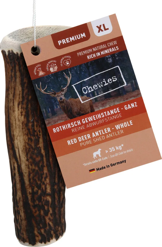 2x Chewies Edelherten Gewei Stang XL 250 gr