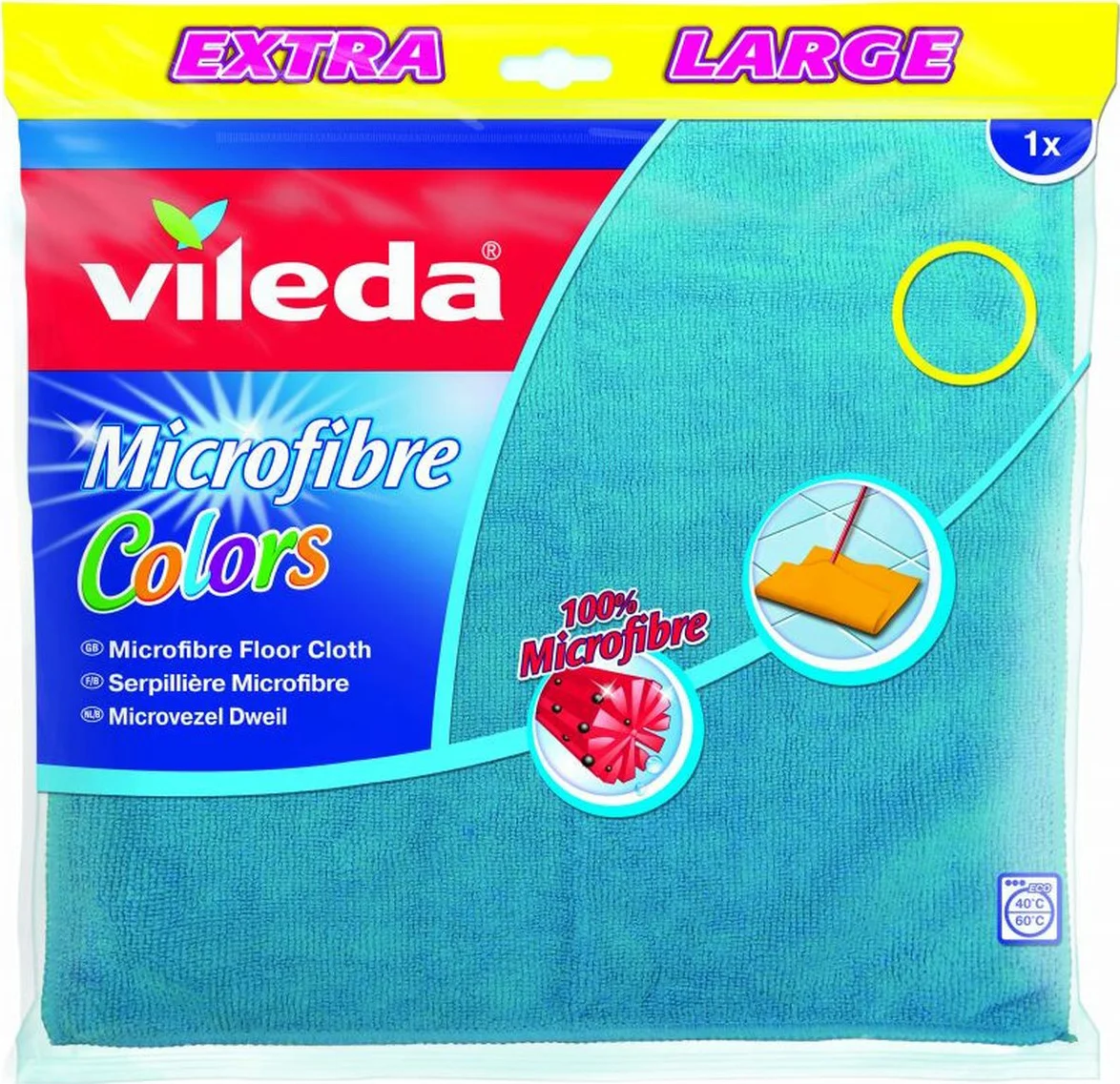 4x Vileda Microvezeldweil Colors
