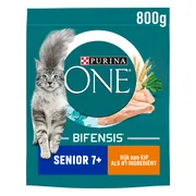 Purina ONE Kattenvoer Droog Senior Kip - Volkoren Granen 800 gr