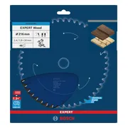 Bosch Professional Cirkelzaagblad EXPERT Wood | Ø 216 x 2,4 x 30mm 48T - 2608642497