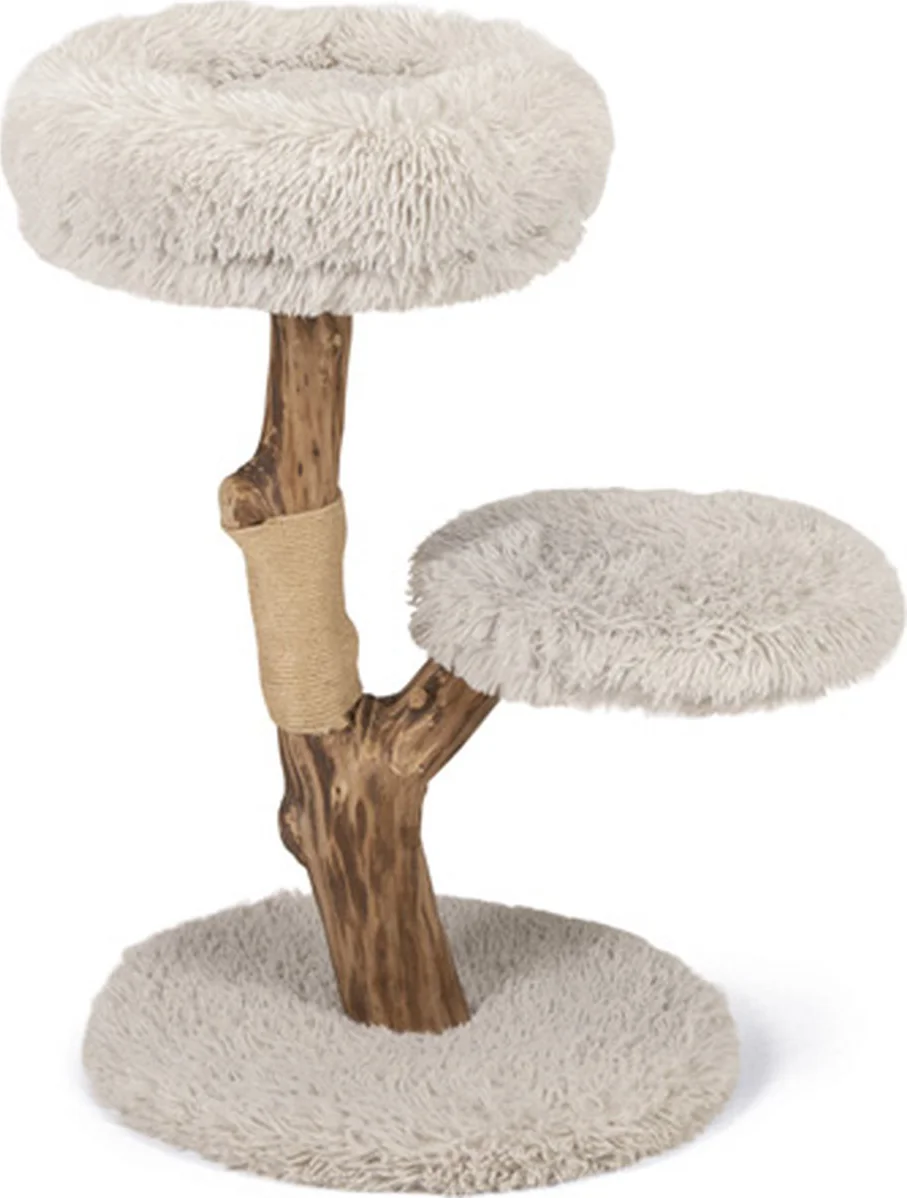Designed by Lotte Krabmeubel Hout Zora Grijs 50 x 50 x 72 cm