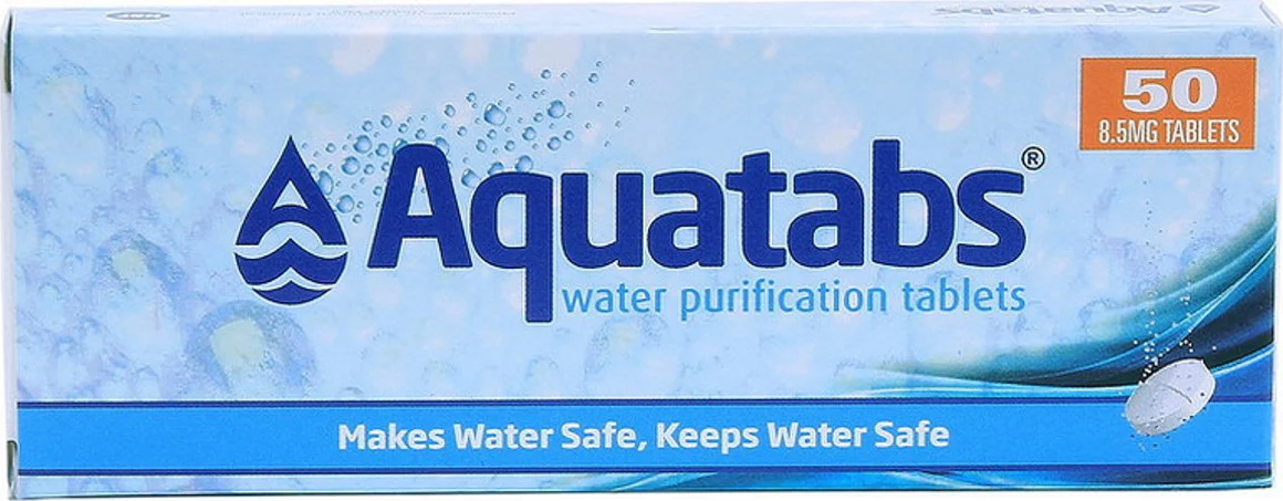 Aquatabs waterzuiveringstabletten - 50 stuks