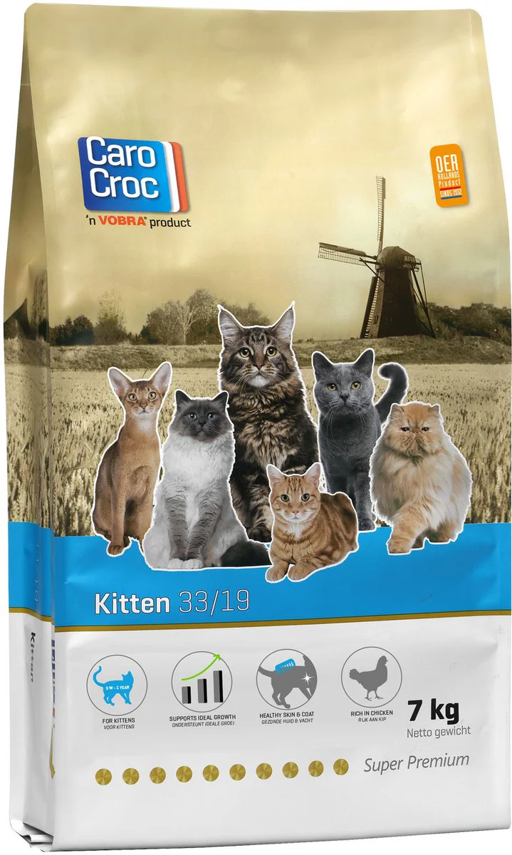 CaroCroc Kattenvoer Droog Kitten 7 kg