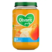 Olvarit 8m+ Pompoen Kip Rijst 200GR